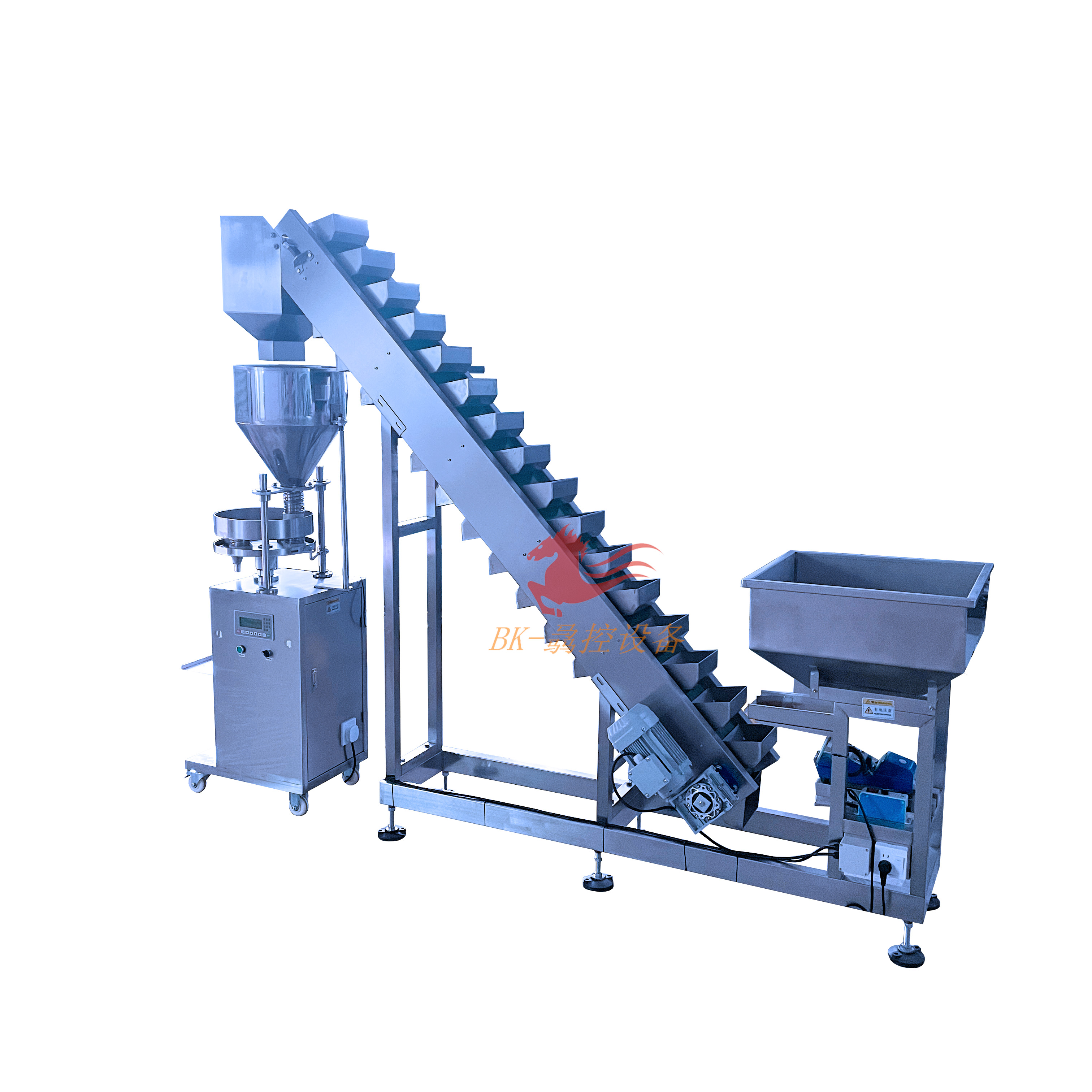 BK-GZKL+BK-GZFM 半自动颗粒+粉末灌装机