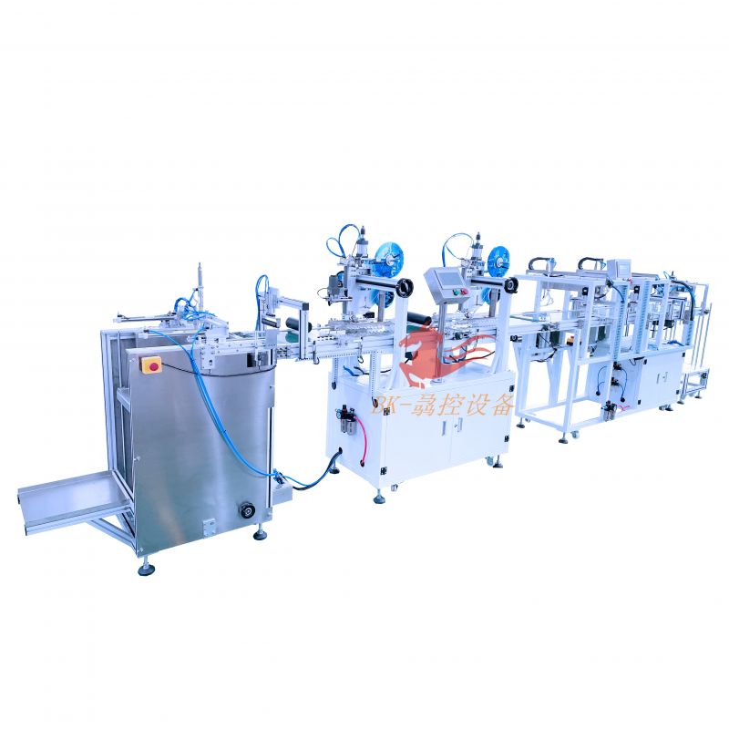 BK-609L  定制全自动吸塑盒贴胶剥离放棉机